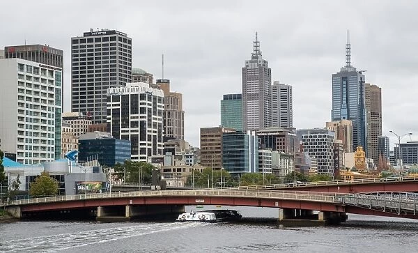 Capitols. River Yarra in Melbourne, Victoria, Australia