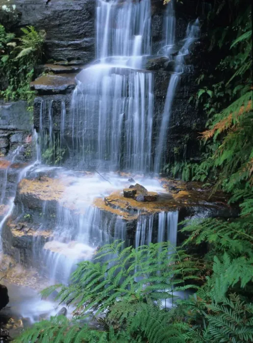 Framed Print : Cascading waterfall in Valley of the Waters, close-up (long exposure) Framed Print : Cascading waterfall in Valley of the Waters, close-up (long exposure)
