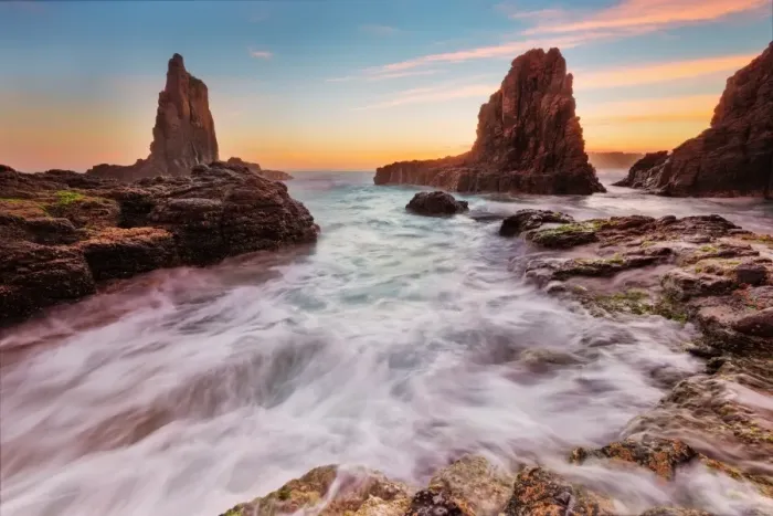 Framed Print : Cathedral rocks