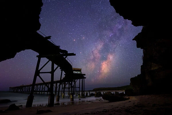 Catherine Hill Bay Jetty with Milkyway