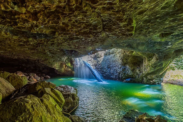 The cave of Natural Bridge, Springbrook National Park, Australia