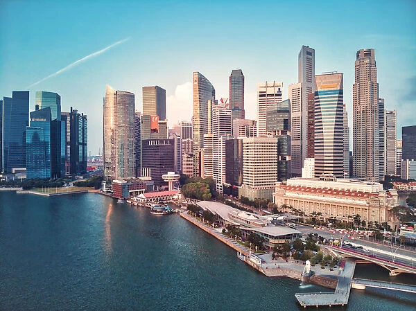 Central area of Singapore