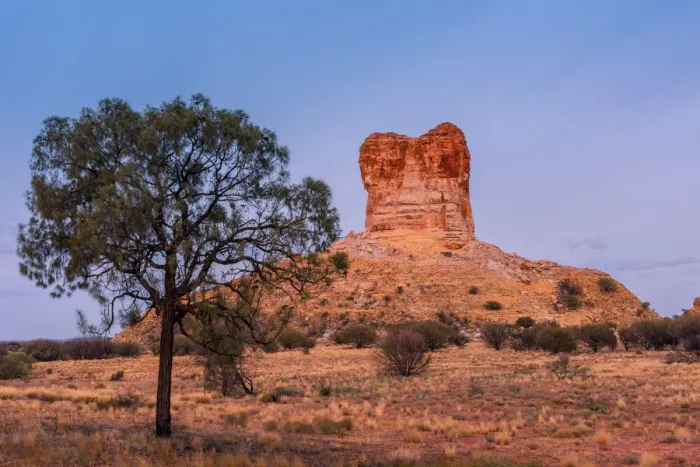 Framed Print : Chambers Pillar Historical Reserve, Northern Territory, Australia
