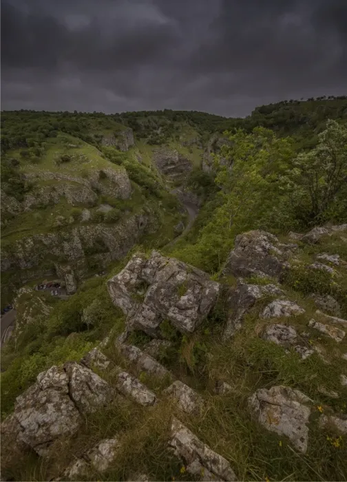 Framed Print : Cheddar Gorge view