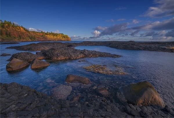 The chord. A view to the chord, a lovely rock-pool in Dunscombe bay on Norfolk island