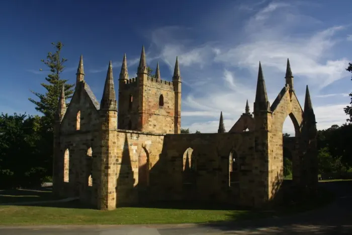 Framed Print : Church ruin, Port Arthur