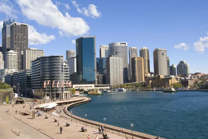 Framed Print : Circular Quay viewed from Sydney Opera House