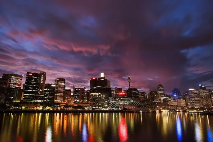 Framed Print : City sunrise Framed Print : City sunrise