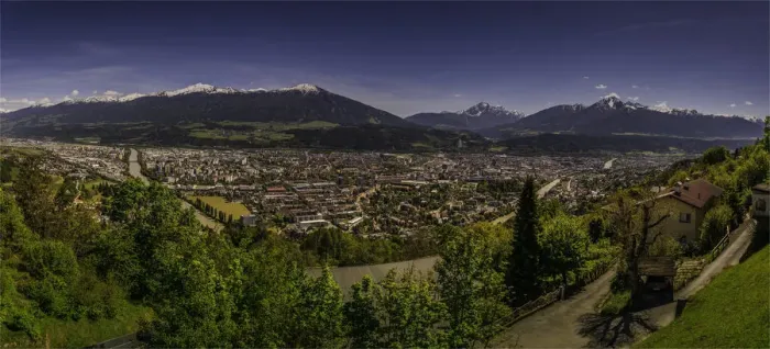Framed Print : City view of Innsbruk, in the alpine region of Tyrol, Austria Framed Print : City view of Innsbruk, in the alpine region of Tyrol, Austria
