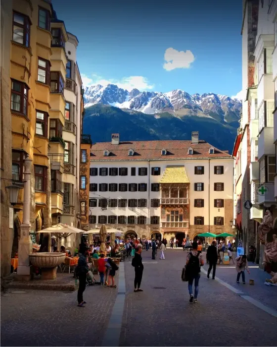 Framed Print : City view of Innsbruk, in the alpine region of Tyrol, Austria Framed Print : City view of Innsbruk, in the alpine region of Tyrol, Austria