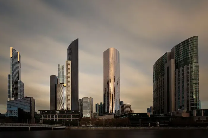Framed Print : Cityscape Skyscrapers - Melbourne