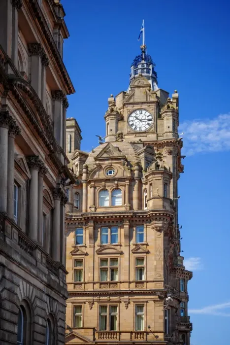 Framed Print : The Clock Tower of the Balmoral, Edinburgh, Scotland, United Kingdom