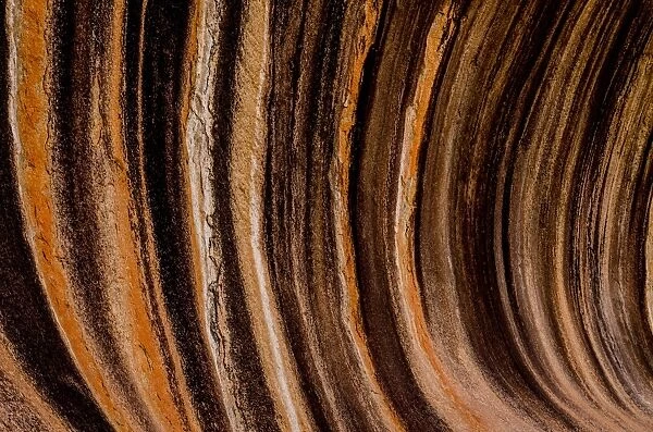 Close-up of Wave Rock