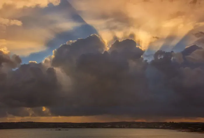 Framed Print : Cloudscape over Penzance