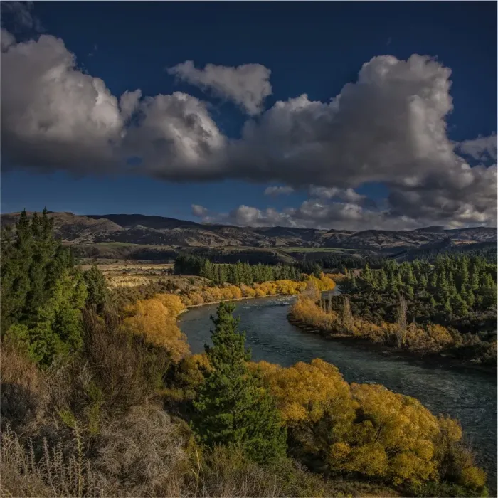 Framed Print : Clutha River view