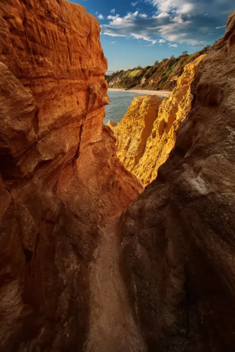Framed Print : Coastal Cliffs
