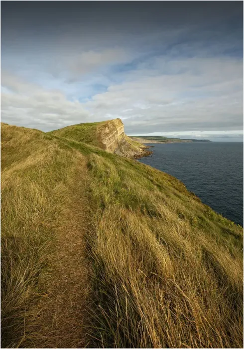 Framed Print : The coastal path at Worbarrow Bay, Dorset, England