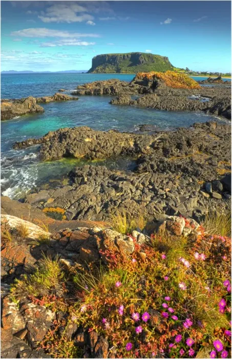 Framed Print : Coastal view towards Circular Head in northern Tasmania