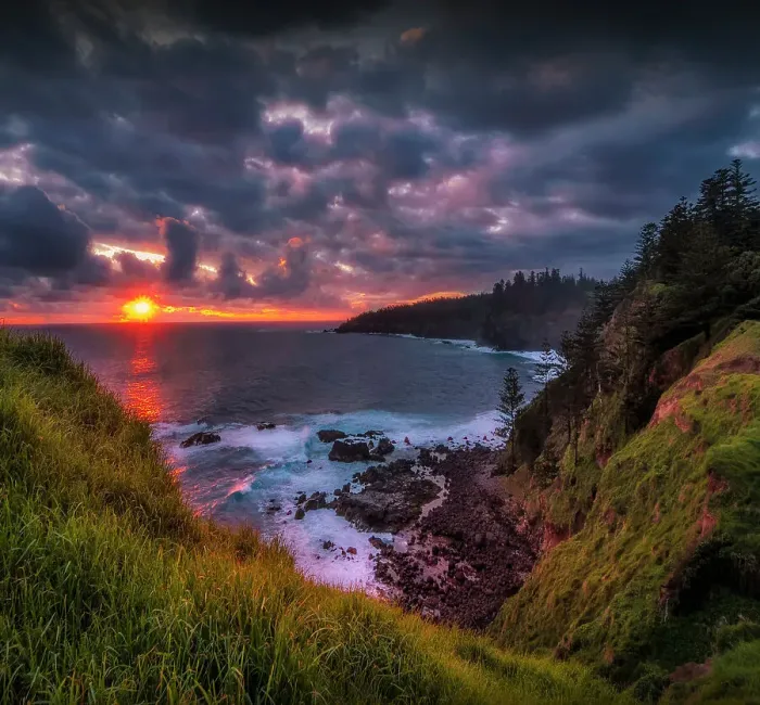 Framed Print : A coastal view of cliffs and Pines, Norfolk Island, Australia, Southern South Pacific Framed Print : A coastal view of cliffs and Pines, Norfolk Island, Australia, Southern South Pacific