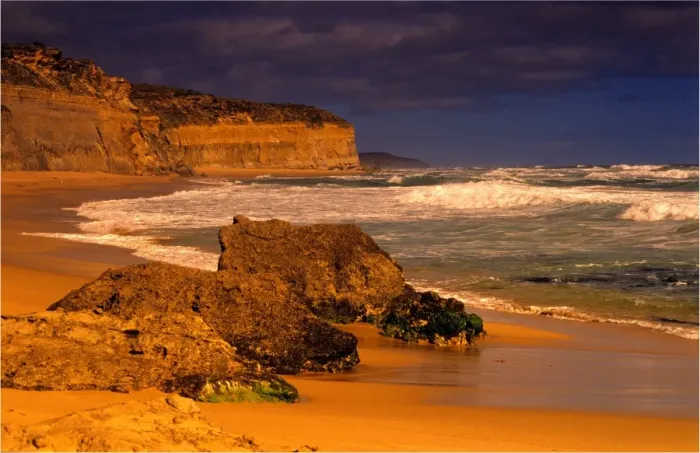 Framed Print : Coastal view, shipwreck coastline, Victoria, Australia