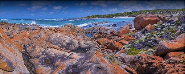 Coastal views, near Half Moon bay, King Island, Bass Strait, Tasmania, Australia