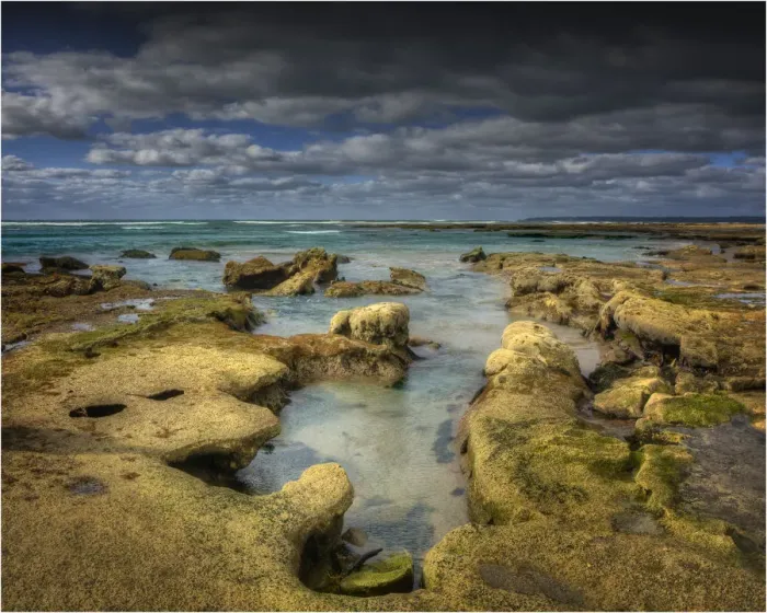 Framed Print : The coastline at Black Point on King Island, Bass Strait, Tasmania, Australia Framed Print : The coastline at Black Point on King Island, Bass Strait, Tasmania, Australia