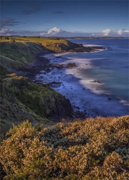Framed Print : Coastline near the Nobbies, Phillip Island, Victoria, Australia
