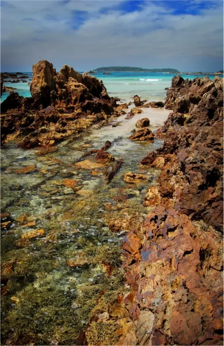 Framed Print : Coastline near Pambula, southern New South Wales, Australia Framed Print : Coastline near Pambula, southern New South Wales, Australia