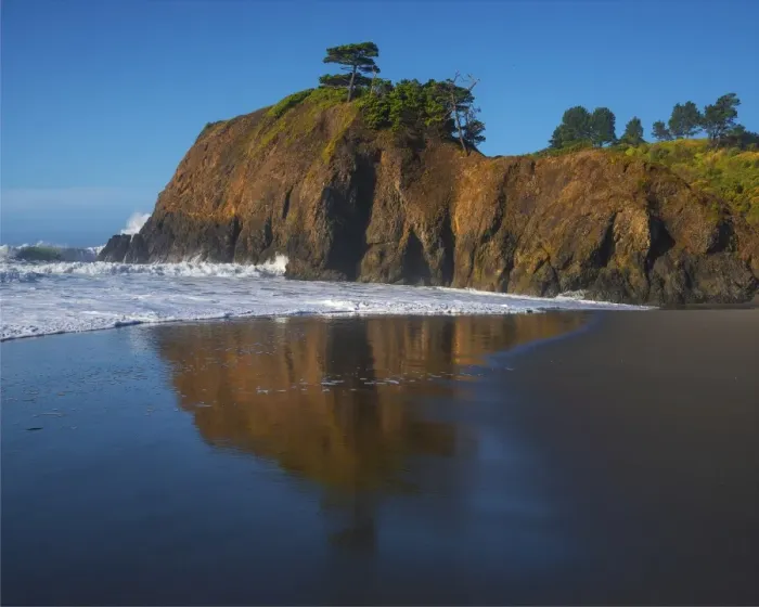 Framed Print : Coastline near Port Orford, Oregon, United States Framed Print : Coastline near Port Orford, Oregon, United States
