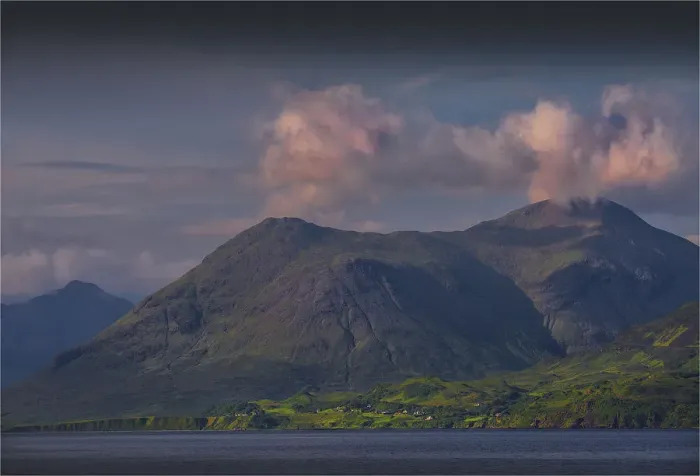 Framed Print : The coastline near Portree, Isle of Skye, Scotland, the United Kingdom