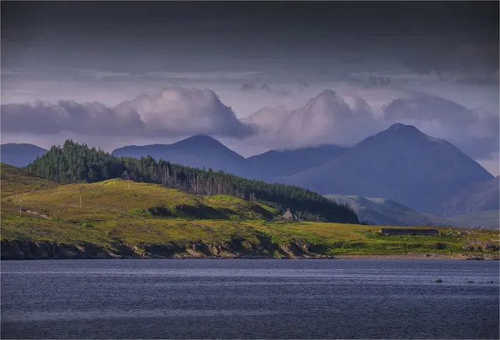 Framed Print : The coastline near Portree, Isle of Skye, Scotland, the United Kingdom