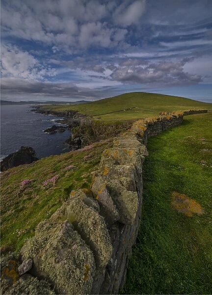 A coastline view, Shetland Island,s Scotland