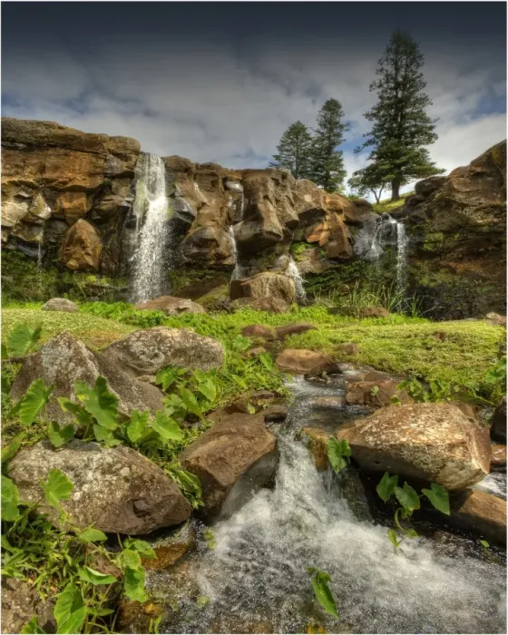 Framed Print : Cockpit Waterfall