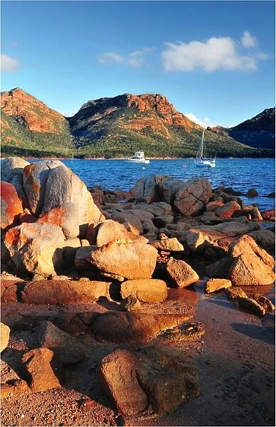Coles Bay, Freycinet Peninsular, East coast of Tasmania, Australia