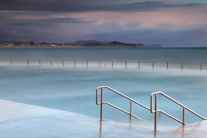 Framed Print : Collaroy Rock Pool on Stormy Morning Framed Print : Collaroy Rock Pool on Stormy Morning