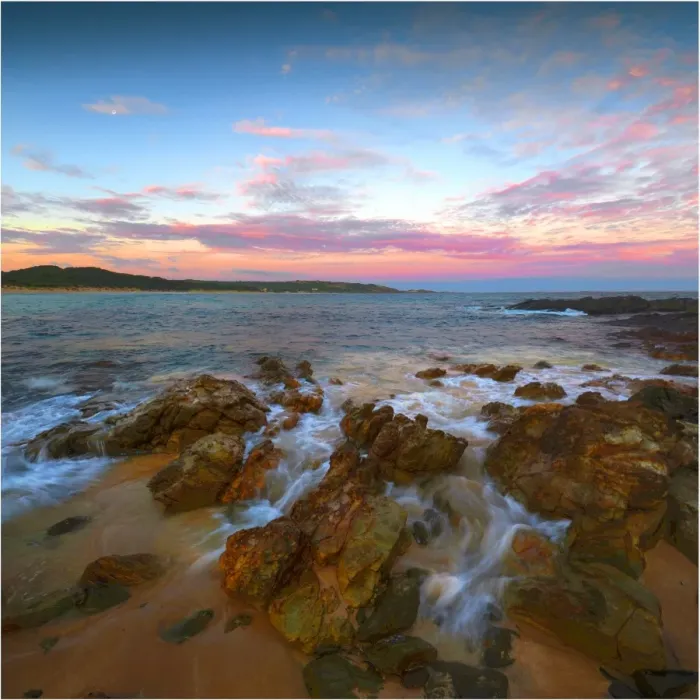 Framed Print : Colliers beach, situated on the south East coastline of King Island, Bass Strait, Tasmania