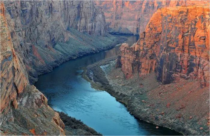 Framed Print : The Colorado river, Arizona, United States of America