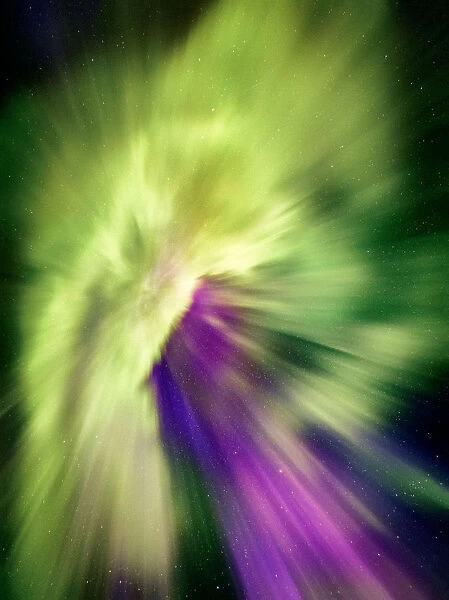 Colorful and Strong Aurora