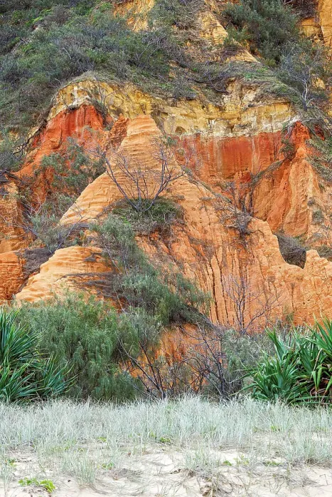 Framed Print : Coloured Sand of Fraser Island Framed Print : Coloured Sand of Fraser Island