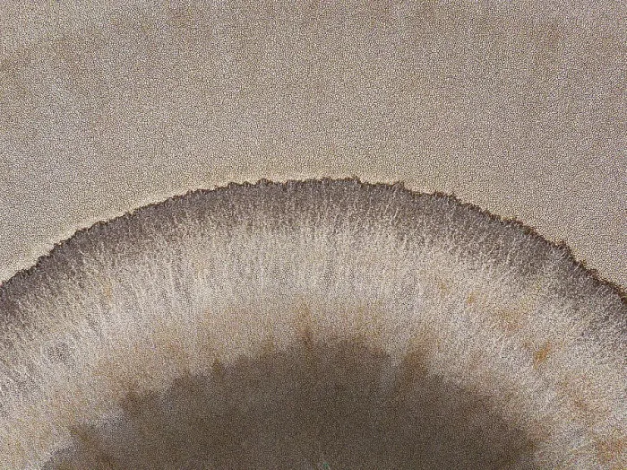 Framed Print : Composed drone photo showing the edge of a river tributary, The Kimberley, Western Australia, Australia
