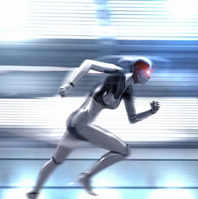 Framed Print : computing speed
