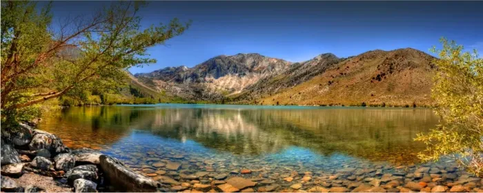 Framed Print : Convict Lake, Sierra Nevadas, California