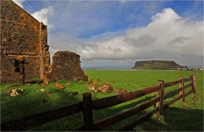 Framed Print : Convict ruins at Stanley, northern Tasmania Framed Print : Convict ruins at Stanley, northern Tasmania