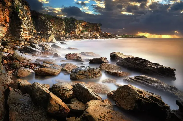 Framed Print : Coogee Beach, Sydney