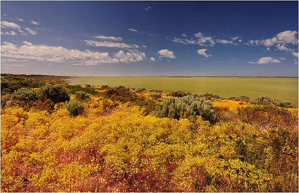 The Coorong, a superb natural waterway as viewed from Jacks point, South Australia