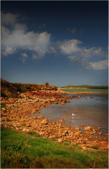 Framed Print : The Coorong, a superb natural waterway as viewed from Jacks point, South Australia