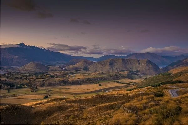 Coronet Peak at Dawn, just west of Queenstown, South Island of New Zealand