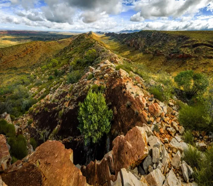 Framed Print : Counts Point in West Macdonnell Ranges