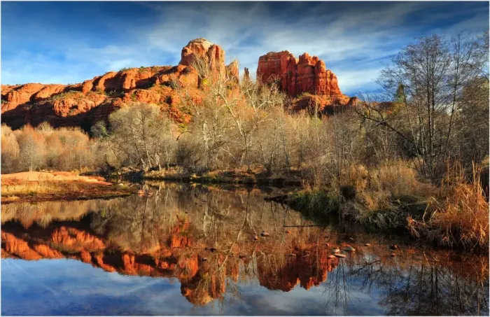 Framed Print : Courthouse rock, Sedona, Arizona, United States of America