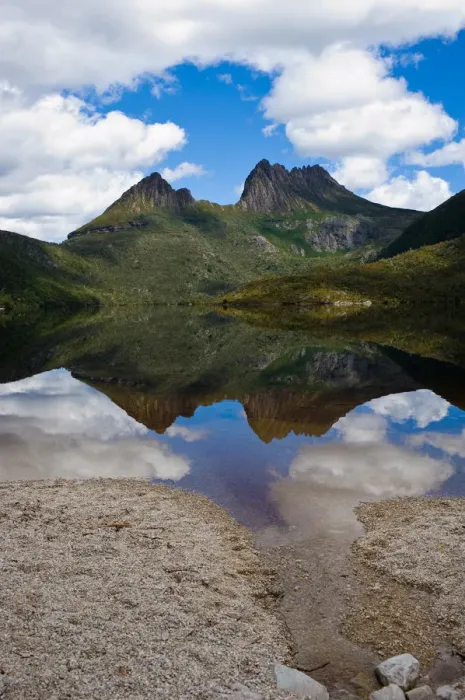 Framed Print : Cradle Mountain on summer day